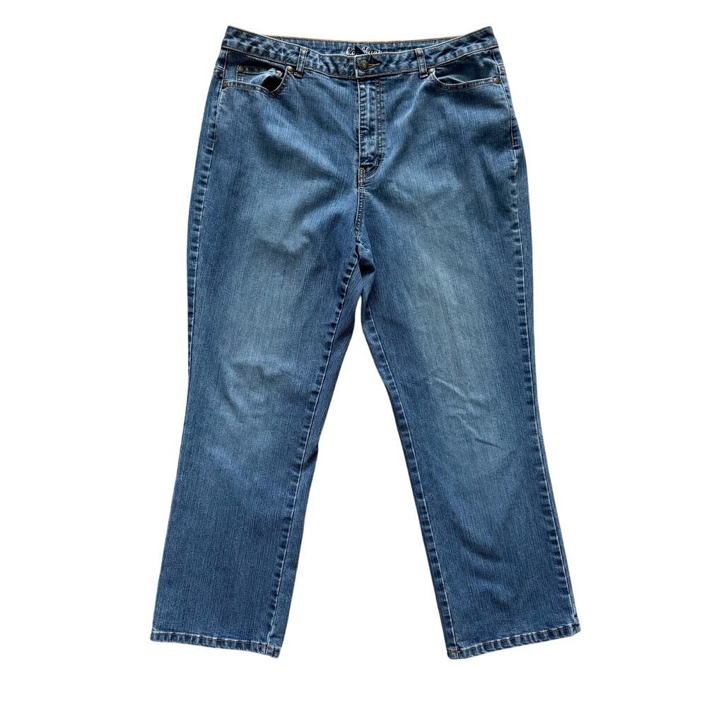 VTG LA Blues Jeans‎ Womens 16P Blue Vintage High Rise Straight Y2K 90s